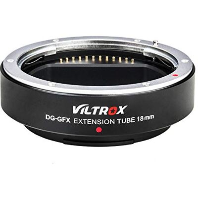 VILTROX Adaptador de lente de tubo de extensão macro de foco automático DG-GFX de 18 mm, compatível com TTL/AF para FUJIFILM GFX100, GFX 50S, GFX 50R câmara para G Mount Lens VILTROX Adaptador de lente de tubo de extensão macro de foco automático DG-GFX de 18 mm, compatível com TTL/AF para FUJIFILM GFX100, GFX 50S, GFX 50R câmara para G Mount Lens