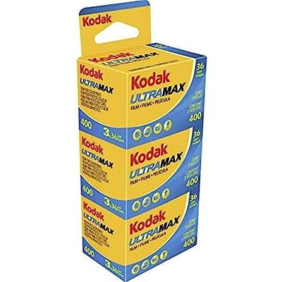 Kodak KOD103202 - Filme negativo colorido - 35 mm Ultra Max GC Tripack Kodak KOD103202 - Filme negativo colorido - 35 mm Ultra Max GC Tripack