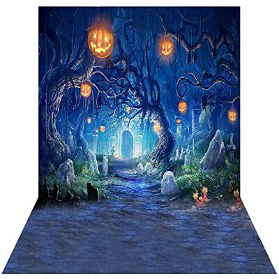 Andoer 4,9 x 6,5 pés Halloween abóbora cemitério fotografia pano de fundo para decoração de festa e estúdio fotográfico (Tipo 3) Andoer 4,9 x 6,5 pés Halloween abóbora cemitério fotografia pano de fundo para decoração de festa e estúdio fotográfico (Tipo 3)