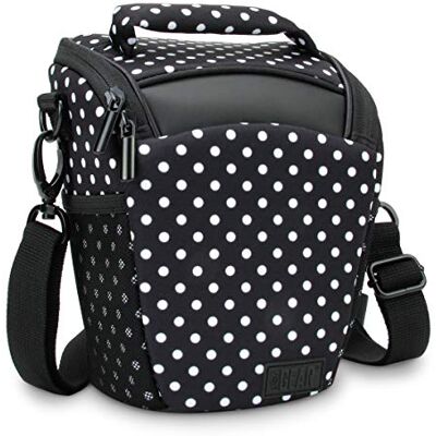 USA Gear Bolsa de Câmara Resistente à Água com Capa de Proteção contra Chuva para Câmeras DSLR, Bolas, Tamanho único, Moderno USA Gear Bolsa de Câmara Resistente à Água com Capa de Proteção contra Chuva para Câmeras DSLR, Bolas, Tamanho único, Moderno
