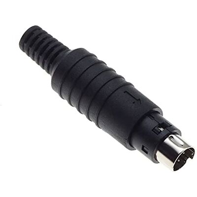 Keple Conector DIN de 8 pinos adaptador macho conector AV de áudio DIN para soldagem Keple Conector DIN de 8 pinos adaptador macho conector AV de áudio DIN para soldagem