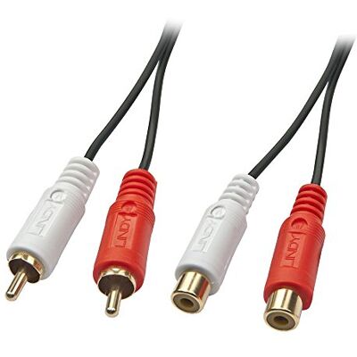 LINDY 35672 cabo de áudio 3 m 2 x RCA preto cabos de áudio (2 x RCA, Macho, 2 x RCA, Fêmea, 3 m, preto) LINDY 35672 cabo de áudio 3 m 2 x RCA preto cabos de áudio (2 x RCA, Macho, 2 x RCA, Fêmea, 3 m, preto)