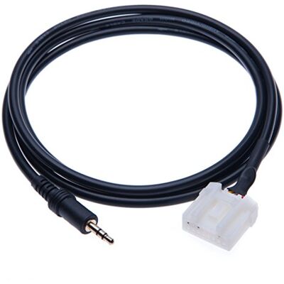 Keple Mazda Aux IN Música CD interface adaptador 3,5 mm áudio jack cabo Mp3 conector para Galaxy HTC One, Huawei, Sony Xperia, Lumia, LG Phone, iPod, MP3 Player a Mazda 6, 3, 5, 2, MX5, RX8, Besturn Keple Mazda Aux IN Música CD interface adaptador 3,5 mm áudio jack cabo Mp3 conector para Galaxy HTC One, Huawei, Sony Xperia, Lumia, LG Phone, iPod, MP3 Player a Mazda 6, 3, 5, 2, MX5, RX8, Besturn