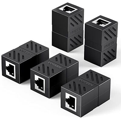 UGREEN Adaptador RJ45 fêmea conector LAN acoplador UGREEN Adaptador RJ45 fêmea conector LAN acoplador