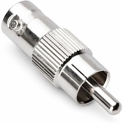 Keple BNC para RCA Adaptador, conector fêmea BNC para macho Phono, tomada de acoplador de cabo coaxial de alimentação CCTV compatível com câmaras de segurança CCTV, monitor de vigilância, TV, DVR, câmaras Keple BNC para RCA Adaptador, conector fêmea BNC para macho Phono, tomada de acoplador de cabo coaxial de alimentação CCTV compatível com câmaras de segurança CCTV, monitor de vigilância, TV, DVR, câmaras