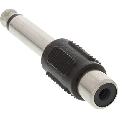 InLine ® 20177 Adaptador de áudio com tomada Jack, preto InLine ® 20177 Adaptador de áudio com tomada Jack, preto