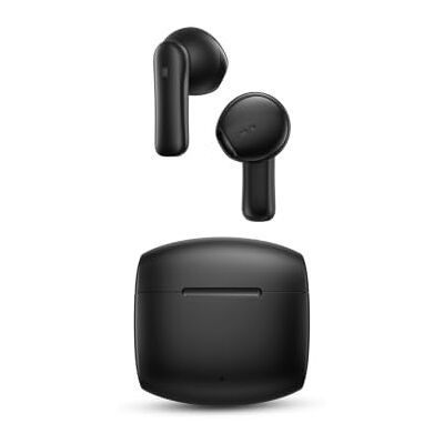 SPC Ether 3 Buds Auriculares BT con Manos Libres, 28h batería Negro 28h de batería, 8h por carga, Google Fast Pair, doble conexión, USB-C, control táctil, True Wireless y asistente de voz SPC Ether 3 Buds Auriculares BT con Manos Libres, 28h batería Negro 28h de batería, 8h por carga, Google Fast Pair, doble conexión, USB-C, control táctil, True Wireless y asistente de voz