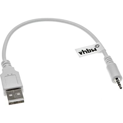 vhbw Cabo de carregamento USB compatível com JBL Synchros E30, E40BT, E45BT, E50BT, S400, S400BT Auriculares, branco, 20,5 cm, USB 2.0 tipo A a 2, jack 5 mm N60NC auriculares Cable USB 2.0 tipo A a jack 2,5 mm, blanco, 20,5 cm vhbw Cabo de carregamento USB compatível com JBL Synchros E30, E40BT, E45BT, E50BT, S400, S400BT Auriculares, branco, 20,5 cm, USB 2.0 tipo A a 2, jack 5 mm N60NC auriculares Cable USB 2.0 tipo A a jack 2,5 mm, blanco, 20,5 cm