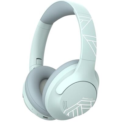 PowerLocus Auriculares Sem Fios Bluetooth, 50 Horas de Reprodução, 4 Modos EQ, Auriculares Sem Fios Diadema Hi-Fi Som Estéreo, Fones de Ouvido Bluetooth com Microfone, Dobráveis para Móveis/PC PowerLocus Auriculares Sem Fios Bluetooth, 50 Horas de Reprodução, 4 Modos EQ, Auriculares Sem Fios Diadema Hi-Fi Som Estéreo, Fones de Ouvido Bluetooth com Microfone, Dobráveis para Móveis/PC
