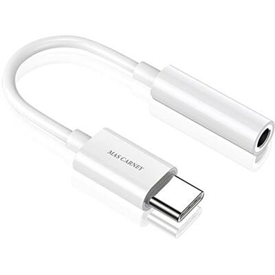MAS CARNEY │ Adaptador USB de Tipo C para AUX feminino de 3,5 mm, conector para auriculares compatível com Samsung Huawei OPPO Vivo Google Pixel iPad Pro MacBook MAS CARNEY │ Adaptador USB de Tipo C para AUX feminino de 3,5 mm, conector para auriculares compatível com Samsung Huawei OPPO Vivo Google Pixel iPad Pro MacBook