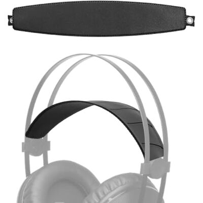 kwmobile Almofada para diadema compatível com AKG K52 K72 K92 K240 banda de couro sintético preto kwmobile Almofada para diadema compatível com AKG K52 K72 K92 K240 banda de couro sintético preto