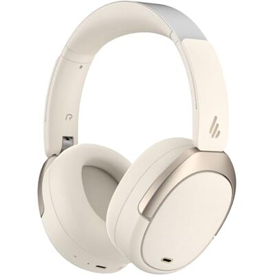 Edifier W80 Over Ear Headphones com cancelamento ativo de ruído -49 dB, LDAC Hi-Res com cabo e sem fio, chamada clara AI, carregamento rápido, conexão multiponto, Bluetooth V5.4 marfim Edifier W80 Over Ear Headphones com cancelamento ativo de ruído -49 dB, LDAC Hi-Res com cabo e sem fio, chamada clara AI, carregamento rápido, conexão multiponto, Bluetooth V5.4 marfim