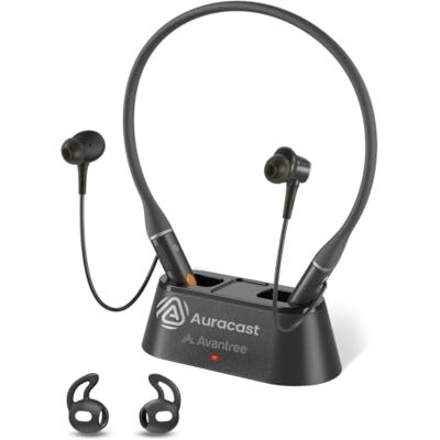 Avantree Loop Dock Auracast e Bluetooth auriculares de pescoço Avantree Loop Dock Auracast e Bluetooth auriculares de pescoço