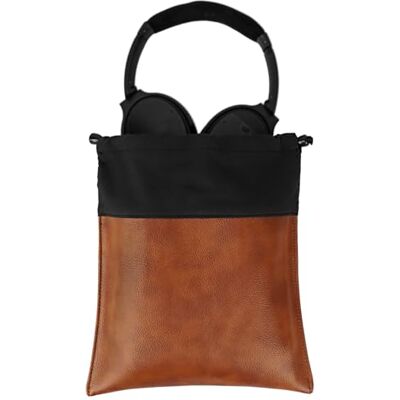 GEEKRIA Capa para auriculares, bolsa universal de proteção, mala de viagem portátil, compatível com Bose QC Ultra/45/35/25, Beoplay H9i/8/6/4/2, AKG Y500, Y50BT (castanho) GEEKRIA Capa para auriculares, bolsa universal de proteção, mala de viagem portátil, compatível com Bose QC Ultra/45/35/25, Beoplay H9i/8/6/4/2, AKG Y500, Y50BT (castanho)