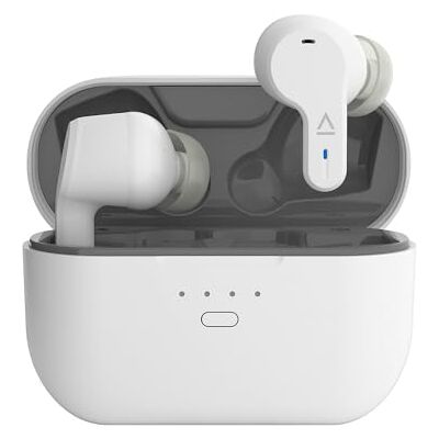 Creative Zen Air Pro Auriculares True Wireless leves e impermeáveis com cancelamento ativo de ruído, modo ambiente, áudio LE, Bluetooth 5.3, IPX5, até 33 horas de duração da bateria Creative Zen Air Pro Auriculares True Wireless leves e impermeáveis com cancelamento ativo de ruído, modo ambiente, áudio LE, Bluetooth 5.3, IPX5, até 33 horas de duração da bateria