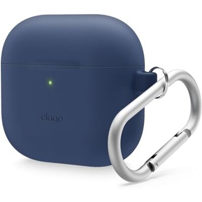 Elago - AirPods 4 Hang Case - Jean Indigo - Silicone - Case Elago - AirPods 4 Hang Case - Jean Indigo - Silicone - Case