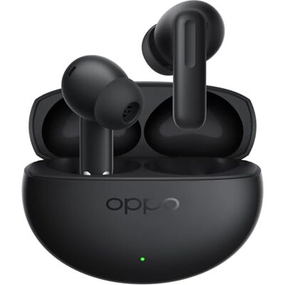 Oppo Enco Air5 Pro Auriculares True Wireless, Bluetooth 6.0 In-Ear, cancelamento ativo de 55 dB, chamadas claras IA Triple Mic, áudio Hi-Res, 54 horas de autonomia, graves profundos, IP55, mate Preto Oppo Enco Air5 Pro Auriculares True Wireless, Bluetooth 6.0 In-Ear, cancelamento ativo de 55 dB, chamadas claras IA Triple Mic, áudio Hi-Res, 54 horas de autonomia, graves profundos, IP55, mate Preto