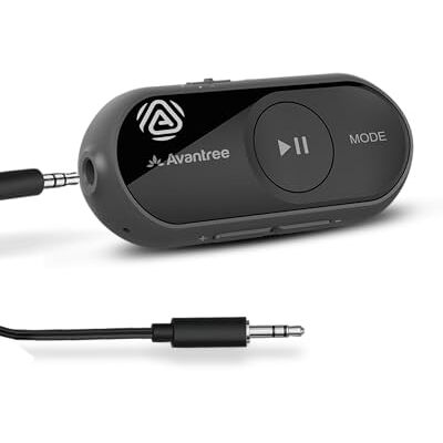 Avantree AS70P – Receptor Auracast e Bluetooth 5.4 para auriculares com áudio LE, Chip Qualcomm, aptX Adaptive, entrada AUX para auriculares com cabo, controlo por App para audição em transmissão Avantree AS70P – Receptor Auracast e Bluetooth 5.4 para auriculares com áudio LE, Chip Qualcomm, aptX Adaptive, entrada AUX para auriculares com cabo, controlo por App para audição em transmissão
