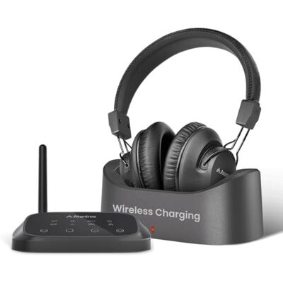 Avantree HT5009 Plus Auriculares TV Sem Fios para Televisão, Voz Clara para Idosos, Pass-Through, Bluetooth 5.3, Chipset Qualcomm, aptX-Adaptive, Base de Carregamento Separada, 50h de Autonomia Avantree HT5009 Plus Auriculares TV Sem Fios para Televisão, Voz Clara para Idosos, Pass-Through, Bluetooth 5.3, Chipset Qualcomm, aptX-Adaptive, Base de Carregamento Separada, 50h de Autonomia