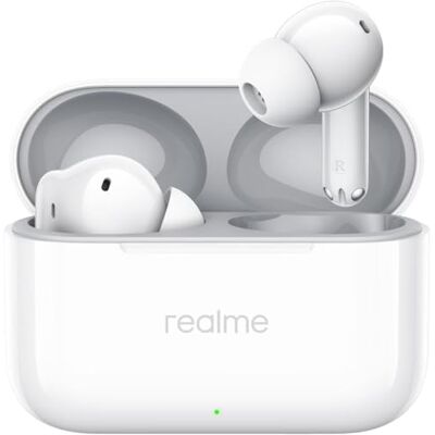 realme Buds T200 In-Ear Bluetooth Headphones White Bluetooth 5.4 LDAC, 32dB ANC, reprodução 50h, assistente de voz, driver baixos dinâmicos 12,4 mm realme Buds T200 In-Ear Bluetooth Headphones White Bluetooth 5.4 LDAC, 32dB ANC, reprodução 50h, assistente de voz, driver baixos dinâmicos 12,4 mm