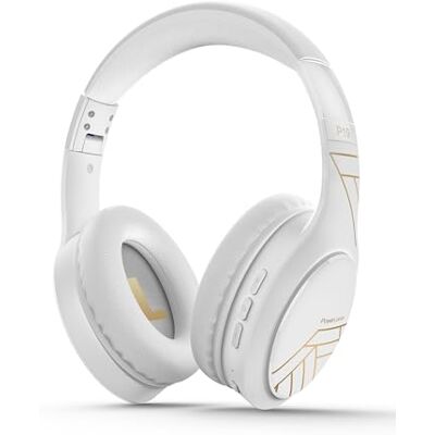 PowerLocus Auriculares Sem Fios Bluetooth, Auscultadores Sem Fios com 60 Horas de Reprodução, 3-EQ Modos, Som Hi-Fi, Auscultadores Dobráveis com Microfone, Auriculares Sem Fios com Banda de Tecido PowerLocus Auriculares Sem Fios Bluetooth, Auscultadores Sem Fios com 60 Horas de Reprodução, 3-EQ Modos, Som Hi-Fi, Auscultadores Dobráveis com Microfone, Auriculares Sem Fios com Banda de Tecido