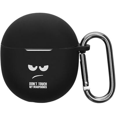 kwmobile Capa para auriculares compatível com Google Pixel Buds 2A capa capa protetora de silicone Don't Touch my Headphones kwmobile Capa para auriculares compatível com Google Pixel Buds 2A capa capa protetora de silicone Don't Touch my Headphones