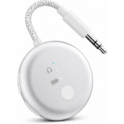 Avantree SoundJet R1 – Adaptador Bluetooth avião para auriculares e AirPods, aptX Adaptive, Qualcomm Chipset, bateria de 20 h, transmissor de áudio sem fios para viagens prata Avantree SoundJet R1 – Adaptador Bluetooth avião para auriculares e AirPods, aptX Adaptive, Qualcomm Chipset, bateria de 20 h, transmissor de áudio sem fios para viagens prata