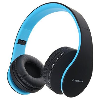 PowerLocus Auriculares sem fios Bluetooth, Auriculares Bluetooth de cabeça, Auscultadores Bluetooth com Microfone, Som Hi-Fi Stereo, Graves Profundos, Auscultadores Dobráveis para iPhone/Android/PC PowerLocus Auriculares sem fios Bluetooth, Auriculares Bluetooth de cabeça, Auscultadores Bluetooth com Microfone, Som Hi-Fi Stereo, Graves Profundos, Auscultadores Dobráveis para iPhone/Android/PC