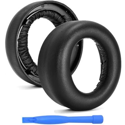 MMOBIEL Almofadas de Substituição para Sony PlayStation 5 3D Pulse Wireless Headset PS5 Auscultadores de Almofada de Auscultadores Protein PU Almofadas para Auriculares – Preto (Protein PU) MMOBIEL Almofadas de Substituição para Sony PlayStation 5 3D Pulse Wireless Headset PS5 Auscultadores de Almofada de Auscultadores Protein PU Almofadas para Auriculares – Preto (Protein PU)