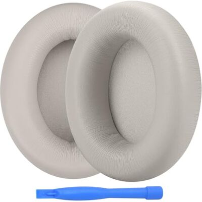 MMOBIEL Almofadas de substituição para Beats Studio Pro Wireless Noise Cancelling auriculares de Memory Foam e Protein PU almofada auriculares capacetes almofadas cinzento MMOBIEL Almofadas de substituição para Beats Studio Pro Wireless Noise Cancelling auriculares de Memory Foam e Protein PU almofada auriculares capacetes almofadas cinzento