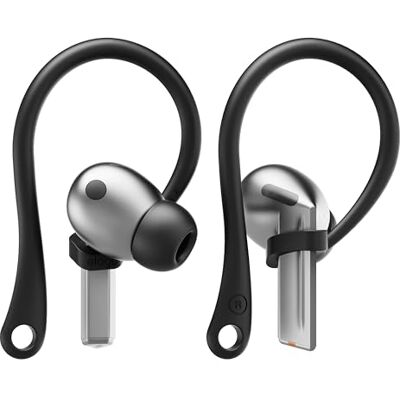 elago Ganchos para os ouvidos compatíveis com Samsung Galaxy Buds 3 & Galaxy Buds 3 Pro Acessórios para auscultadores, antiderrapante, design ergonômico, ajuste confortável (Preto) elago Ganchos para os ouvidos compatíveis com Samsung Galaxy Buds 3 & Galaxy Buds 3 Pro Acessórios para auscultadores, antiderrapante, design ergonômico, ajuste confortável (Preto)