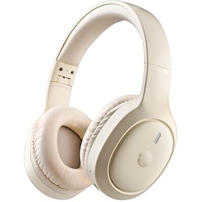 NGS Artica Tempest Bege, auriculares circulares sem fios, compatível com tecnologia Bluetooth, 28 h automonomia, microfone ENC, IPX5, bege NGS Artica Tempest Bege, auriculares circulares sem fios, compatível com tecnologia Bluetooth, 28 h automonomia, microfone ENC, IPX5, bege
