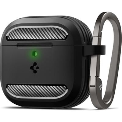 Spigen Capa Rugged Armor para AirPods 4 Spigen Capa Rugged Armor para AirPods 4