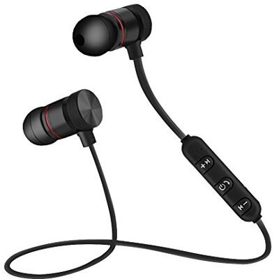 Vbestlife Auriculares sem fios Bluetooth Sport auriculares para iOS Android (preto) Vbestlife Auriculares sem fios Bluetooth Sport auriculares para iOS Android (preto)