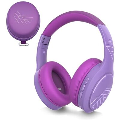 PowerLocus Auriculares sem fios Bluetooth, capacetes sem fios com 60 horas de reprodução, 3-EQ modos, som Hi-Fi, capacetes dobráveis com microfone, auriculares sem fios faixa de tecido PowerLocus Auriculares sem fios Bluetooth, capacetes sem fios com 60 horas de reprodução, 3-EQ modos, som Hi-Fi, capacetes dobráveis com microfone, auriculares sem fios faixa de tecido