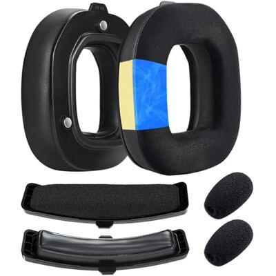 MMOBIEL A50 Gen 4 Mod Kit – almofadas, fita de substituição e espuma microfone para Logitech G Astro A50 Gen 4 auriculares de , gel refrigerante, almofada faixa de cabeça PU protetora e veludo preto MMOBIEL A50 Gen 4 Mod Kit – almofadas, fita de substituição e espuma microfone para Logitech G Astro A50 Gen 4 auriculares de , gel refrigerante, almofada faixa de cabeça PU protetora e veludo preto