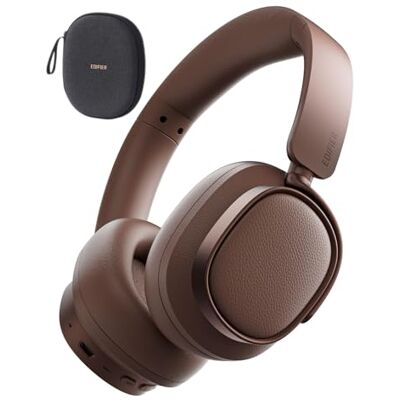 Edifier ES850NB Auriculares sem fios com cancelamento de ruído, áudio sem fios de alta resolução, LDAC, tempo de reprodução 92H, Bluetooth 5.4 e multiponto, controlo tátil castanho Edifier ES850NB Auriculares sem fios com cancelamento de ruído, áudio sem fios de alta resolução, LDAC, tempo de reprodução 92H, Bluetooth 5.4 e multiponto, controlo tátil castanho