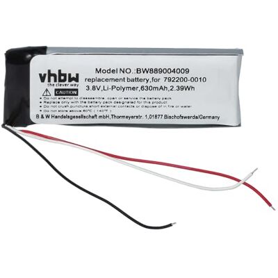 vhbw 1 x bateria compatível com Bose NC 700 UC 700 auriculares sem fios, auscultadores (630 mAh, 3,8 V, Li-Ion) vhbw 1 x bateria compatível com Bose NC 700 UC 700 auriculares sem fios, auscultadores (630 mAh, 3,8 V, Li-Ion)