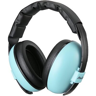 ProCase Auriculares para bebé, proteção auditiva NRR 22 dB, protetores de ouvido para avião e sono, auriculares cancelamento de ruído para bebé, proteção para crianças de 3 meses a 2 anos ProCase Auriculares para bebé, proteção auditiva NRR 22 dB, protetores de ouvido para avião e sono, auriculares cancelamento de ruído para bebé, proteção para crianças de 3 meses a 2 anos