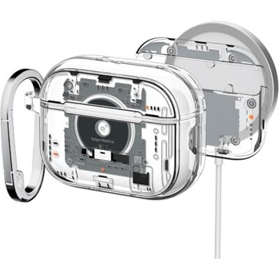 Spigen Capa Ultra Hybrid MagFit compatível com AirPods Pro de 3ª geração (2025) NeoOne Spigen Capa Ultra Hybrid MagFit compatível com AirPods Pro de 3ª geração (2025) NeoOne