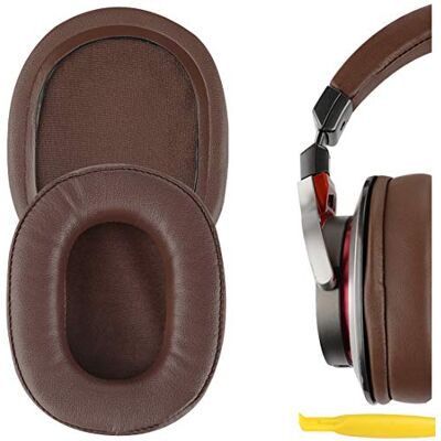 GEEKRIA QuickFit Almofadas de substituição para os ouvidos Audio-Technica ATH-MSR7/MSR7NC/ MSR7BK/ MSR7GM/ MSR7b, almofadas para os ouvidos com guia de vídeo (castanho) GEEKRIA QuickFit Almofadas de substituição para os ouvidos Audio-Technica ATH-MSR7/MSR7NC/ MSR7BK/ MSR7GM/ MSR7b, almofadas para os ouvidos com guia de vídeo (castanho)