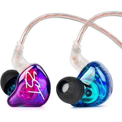 Yinyoo Easy KZ ZST Armadura híbrida colorida Banlance com auriculares dinâmicos no ouvido 1BA+1DD HiFi (colorido ZST Mic) Yinyoo Easy KZ ZST Armadura híbrida colorida Banlance com auriculares dinâmicos no ouvido 1BA+1DD HiFi (colorido ZST Mic)