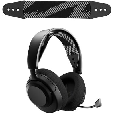 kwmobile Faixa de substituição compatível com SteelSeries Arctis Nova 1 / Nova 1X / Nova 3 diadema faixa de substituição para auriculares de jogo fita elástica preto/cinzento kwmobile Faixa de substituição compatível com SteelSeries Arctis Nova 1 / Nova 1X / Nova 3 diadema faixa de substituição para auriculares de jogo fita elástica preto/cinzento