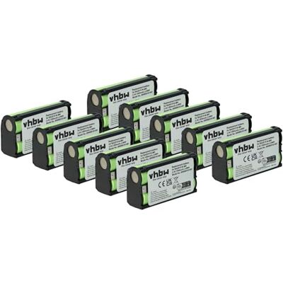 vhbw 10 x bateria substitui Sennheiser BA2015, BA-2015 para auriculares sem fios, capacetes (1500 mAh, 2,4 V, NiMH) BA-2015 para auriculares inalámbricos, cascos (1500 mAh, 2,4 V, NiMH) vhbw 10 x bateria substitui Sennheiser BA2015, BA-2015 para auriculares sem fios, capacetes (1500 mAh, 2,4 V, NiMH) BA-2015 para auriculares inalámbricos, cascos (1500 mAh, 2,4 V, NiMH)