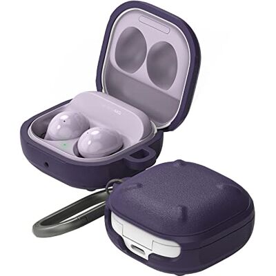 Ringke Onyx Case compatível com capa Samsung Galaxy Buds 2 Pro, Buds 2, Buds Pro, Buds Live e Galaxy Buds FE capa anti-impressão digital antiderrapante Purple Ringke Onyx Case compatível com capa Samsung Galaxy Buds 2 Pro, Buds 2, Buds Pro, Buds Live e Galaxy Buds FE capa anti-impressão digital antiderrapante Purple