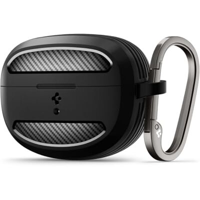 Spigen Capa Rugged Armor compatível com os auriculares Bose Ultra Open Earbuds (2024) preto mate Spigen Capa Rugged Armor compatível com os auriculares Bose Ultra Open Earbuds (2024) preto mate