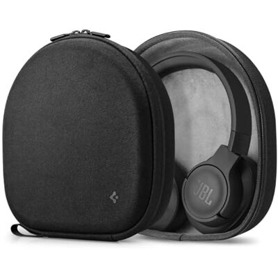 Spigen Klasden Capa rígida para auriculares compatível com Sony WH-1000XM5, WH-1000XM6 / Bose Quiet Comfort/JBL Tune Series e mais estojo capa de transporte universal preto Spigen Klasden Capa rígida para auriculares compatível com Sony WH-1000XM5, WH-1000XM6 / Bose Quiet Comfort/JBL Tune Series e mais estojo capa de transporte universal preto
