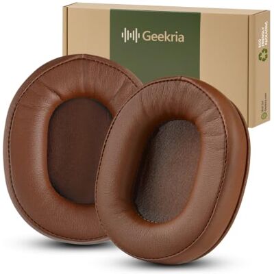 GEEKRIA Almofadas de substituição para Sony MDR-7506, MDR-V6, MDR-V7, MDR-CD900ST (almofadas para os ouvidos), peças sobressalentes (castanho) GEEKRIA Almofadas de substituição para Sony MDR-7506, MDR-V6, MDR-V7, MDR-CD900ST (almofadas para os ouvidos), peças sobressalentes (castanho)