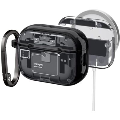 Spigen Capa Ultra Hybrid MagFit compatível com AirPods Pro de 3ª geração (2025) ZeroOne Spigen Capa Ultra Hybrid MagFit compatível com AirPods Pro de 3ª geração (2025) ZeroOne