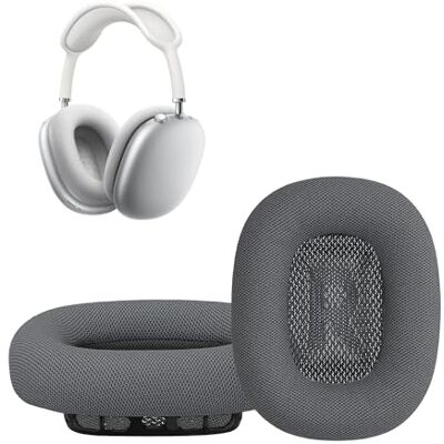 kwmobile Almofadas compatíveis com Apple AirPods MAX/AirPods MAX 2 almofadas 2X almofada de substituição para auriculares em couro sintético kwmobile Almofadas compatíveis com Apple AirPods MAX/AirPods MAX 2 almofadas 2X almofada de substituição para auriculares em couro sintético
